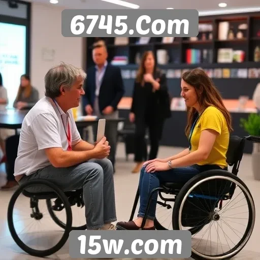 Acessibilidade em 6745.Com para usuários com deficiência